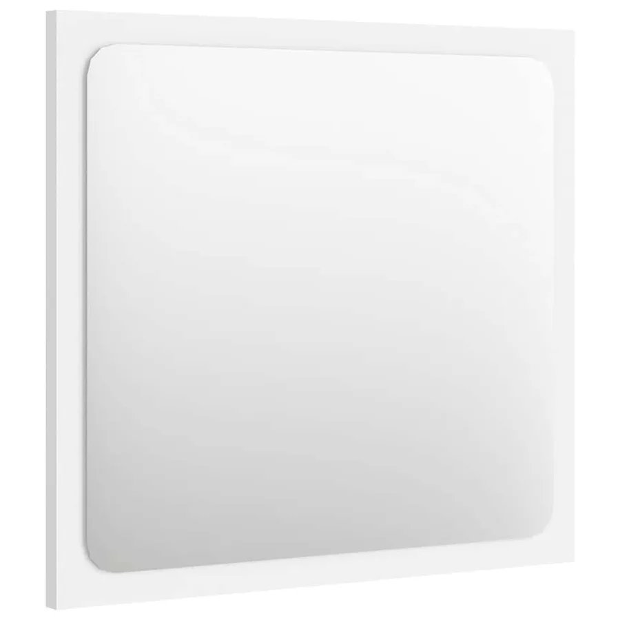 Ensemble de meubles de salle de bain Blanc brillant Aggloméré - 8