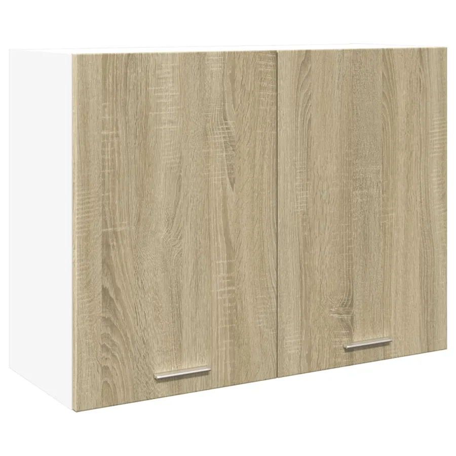 Armoire suspendue "Lyon" Chêne Sonoma 80 x 31 x 60 cm Bois d'ingénierie - 2