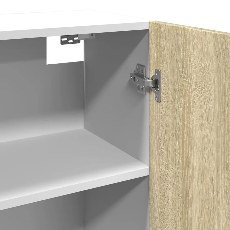 Armoire suspendue "Lyon" Chêne Sonoma 80 x 31 x 60 cm Bois d'ingénierie - 9