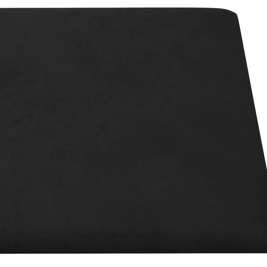 Tête de lit murale 12 pcs Noir Velours - 4