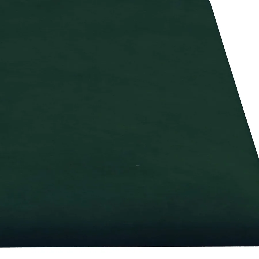 Tête de lit murale 12 pcs Vert foncé Velours - 4