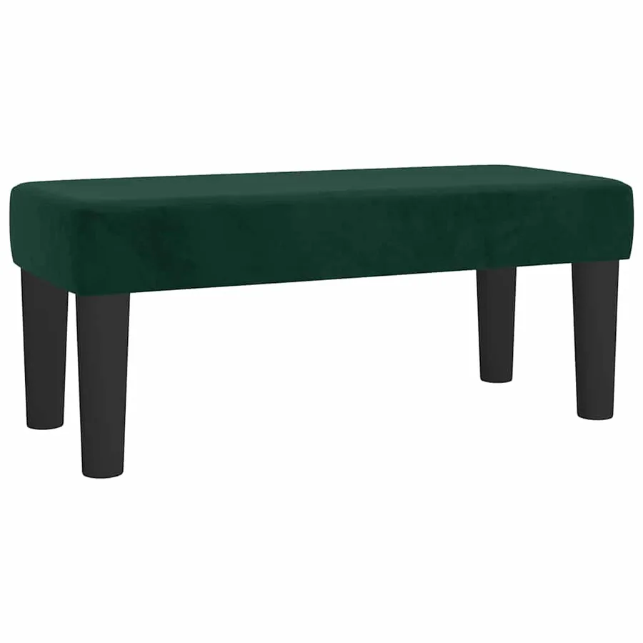 Sommier à lattes de lit avec matelas vert foncé 120x190 cm - 8