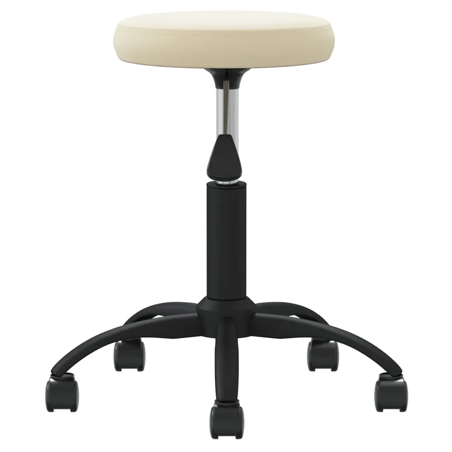 Chaise de salle à manger Crème Velours - 3