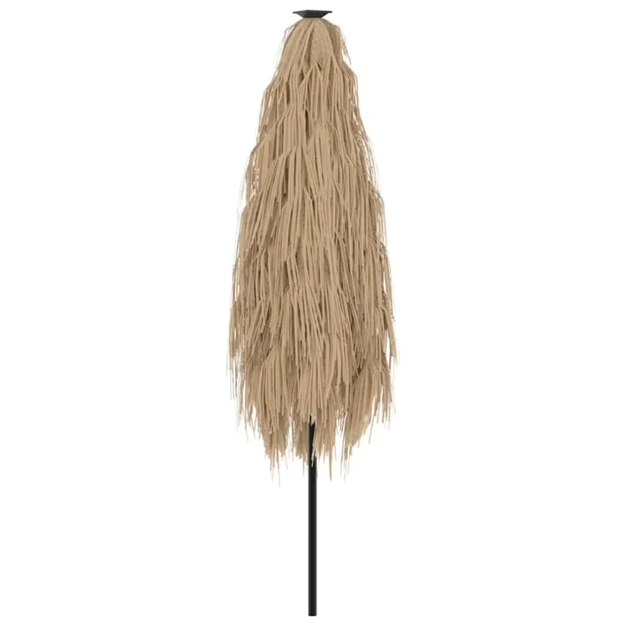 Parasol de jardin avec mât en acier marron 300x200x250 cm - 6