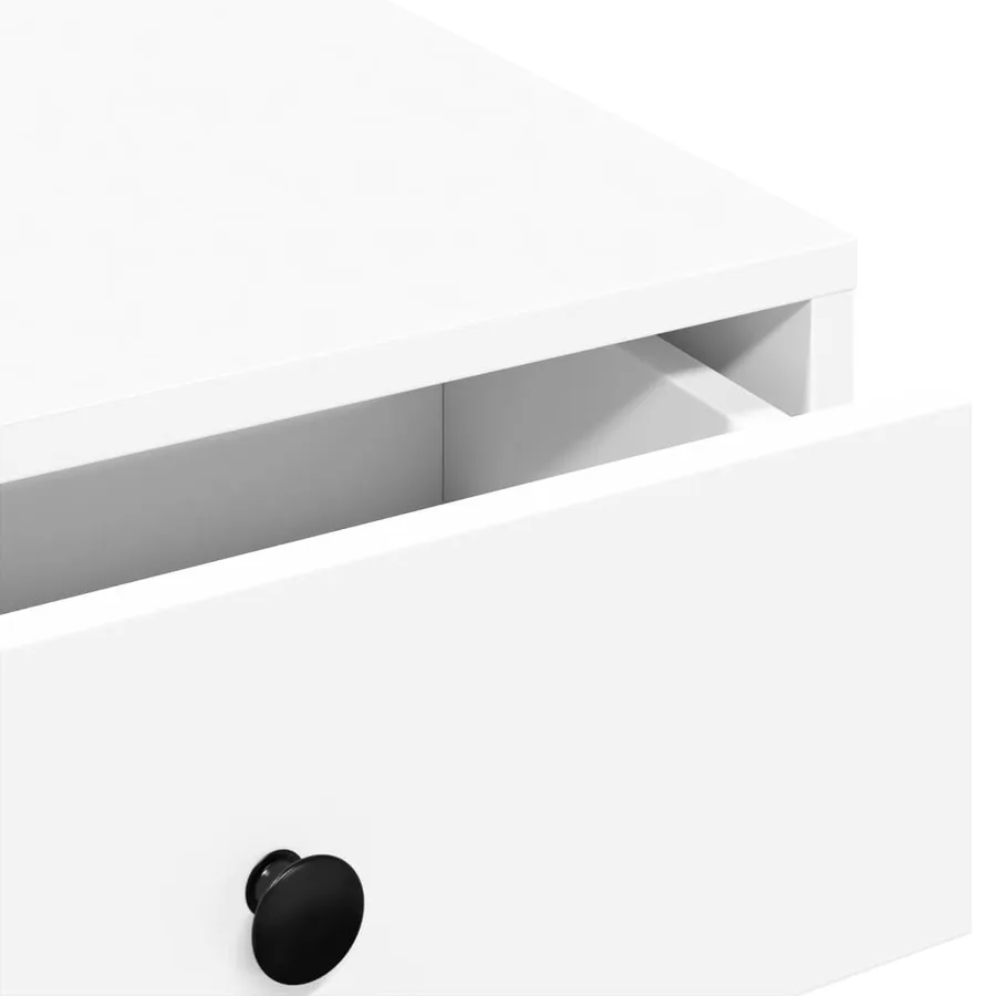 Table basse Blanc 90x90x28 cm Aggloméré - 8