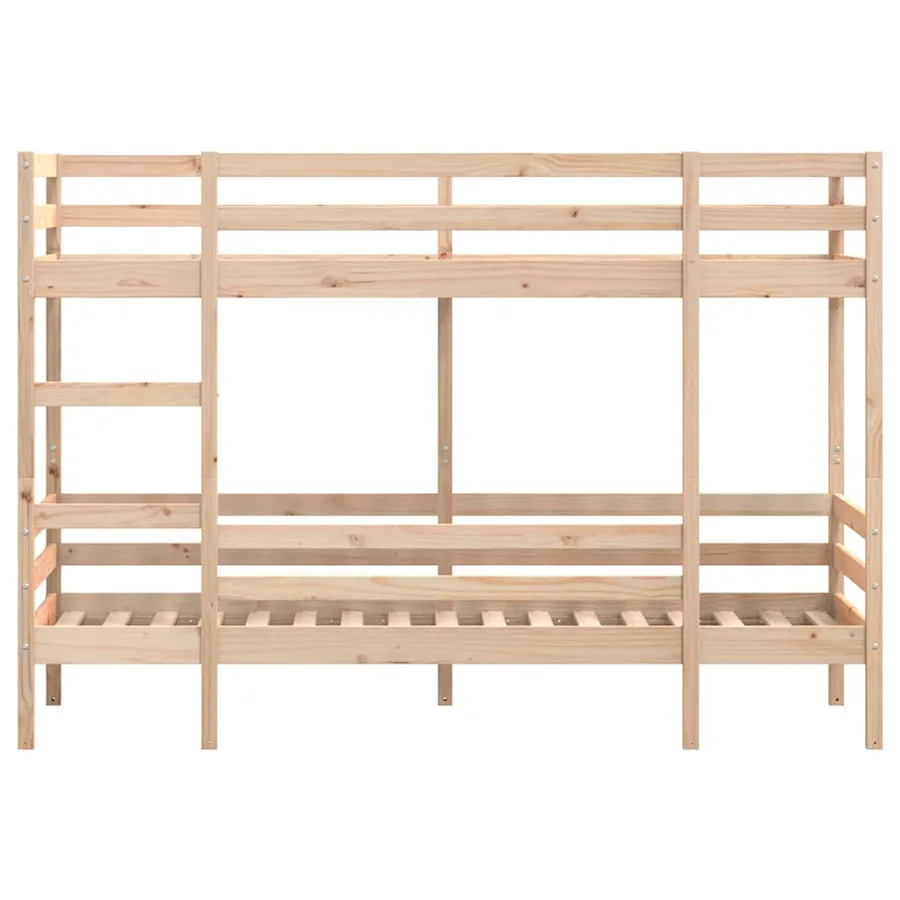Lit superposé sans matelas 90x190 cm bois de pin massif - 5