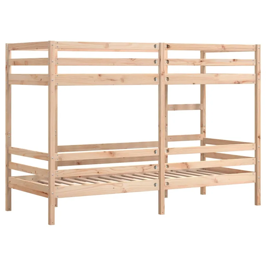 Lit superposé sans matelas 90x190 cm bois de pin massif - 7