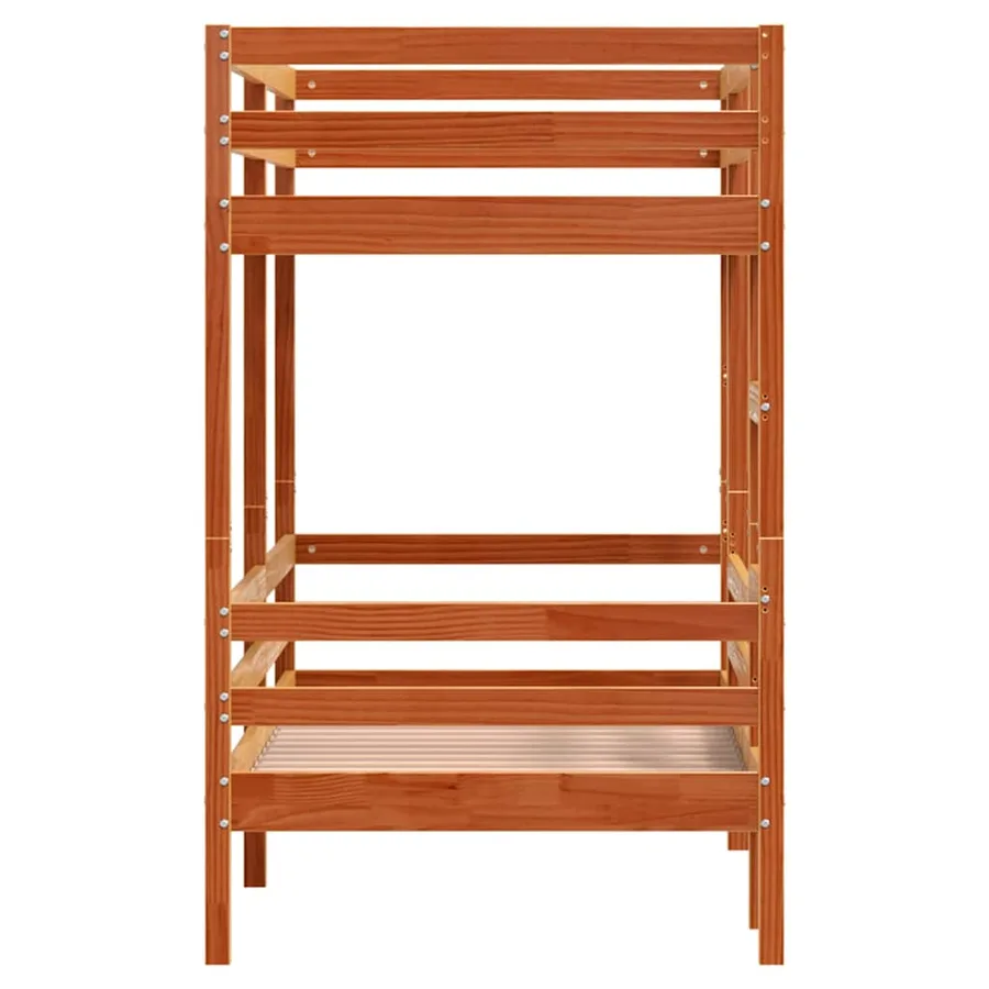 Lit superposé sans matelas cire marron 90x190 cm pin massif - 6