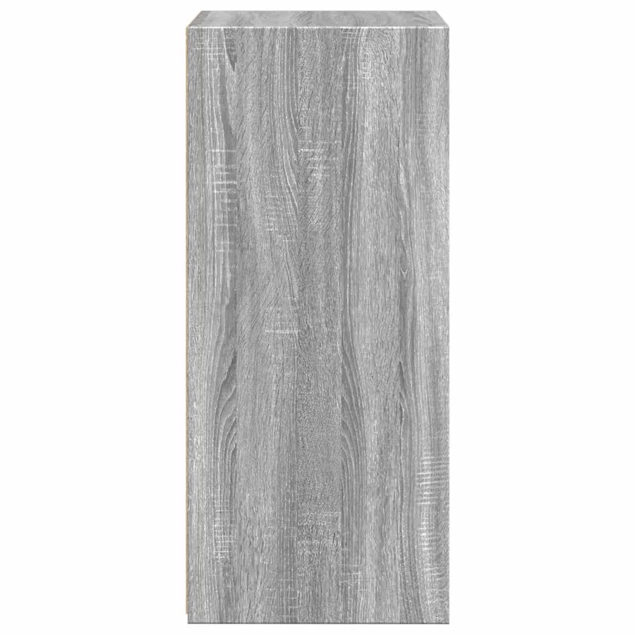Buffet sonoma gris 50x41x93 cm bois d'ingénierie - 5
