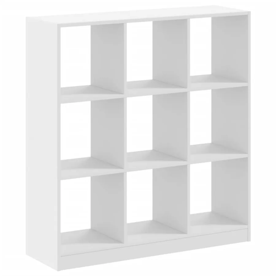 Bibliothèque blanc 102x32x108 cm bois d'ingénierie - 2