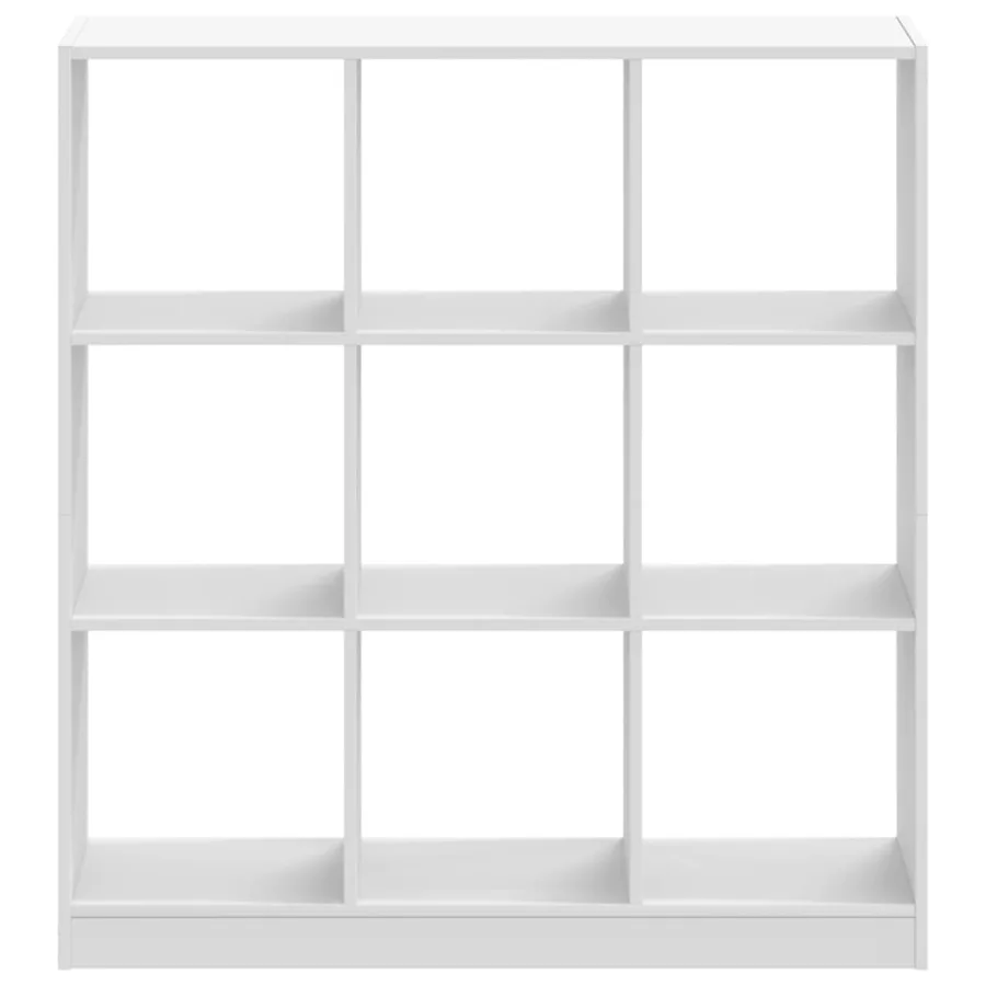 Bibliothèque blanc 102x32x108 cm bois d'ingénierie - 4