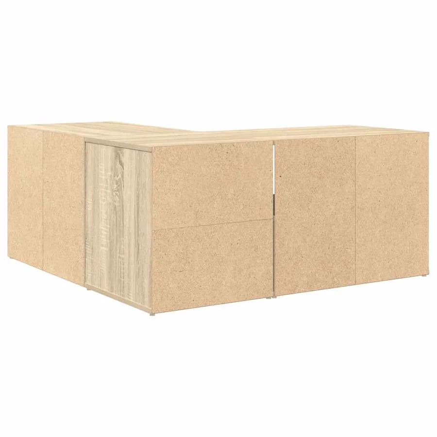 Armoire d'angle chêne sonoma 160x40x45 cm bois d’ingénierie - 11