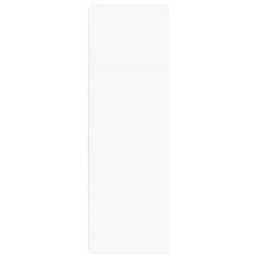 Buffet haut blanc 45x41x124 cm bois d'ingénierie - 5