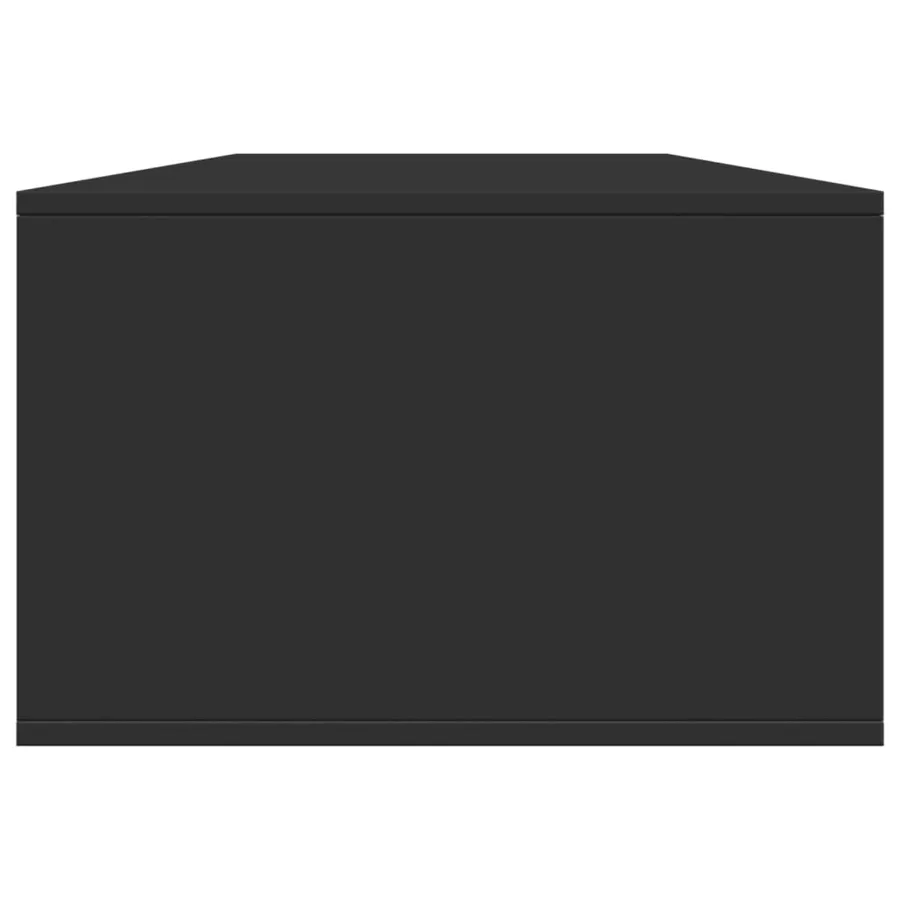 Table basse noir 102x55x35 cm bois d'ingénierie - 5
