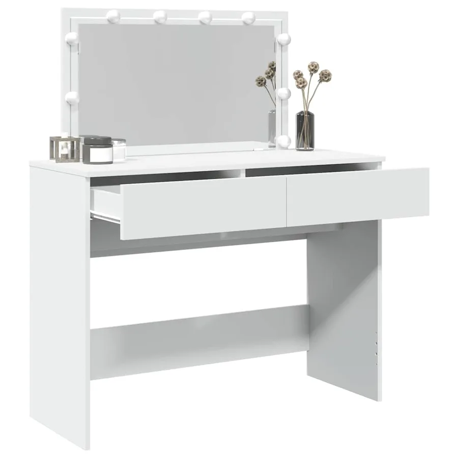 Coiffeuse avec LED blanc 100x40x120 cm - 4