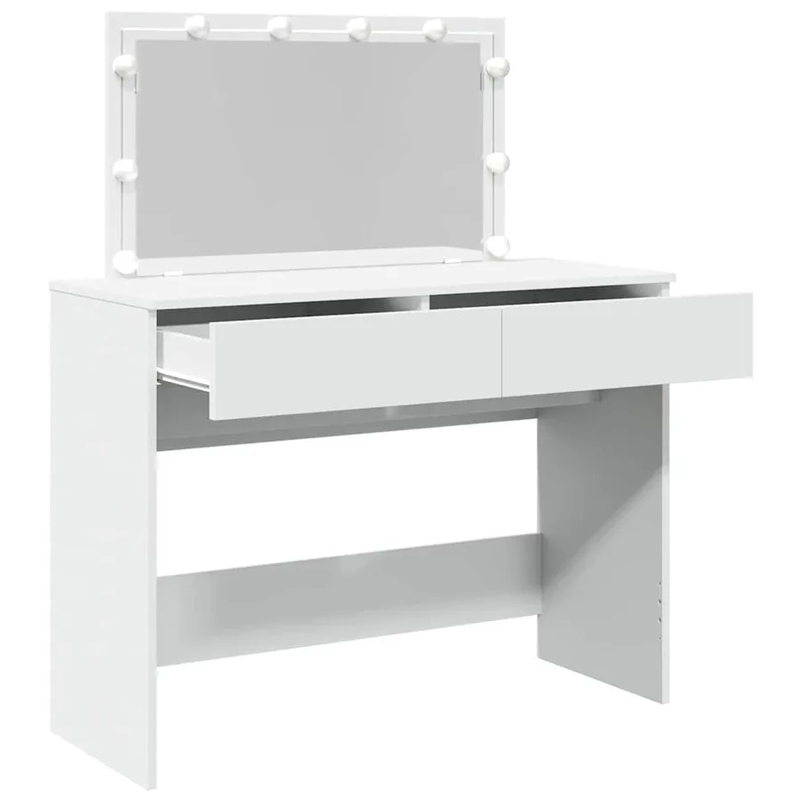 Coiffeuse avec LED blanc 100x40x120 cm - 9