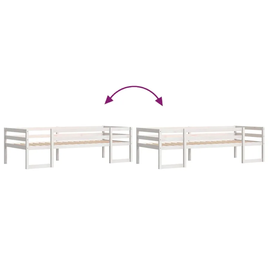 Cadre de lit pour enfants sans matelas 90x190 cm pin massif - 8