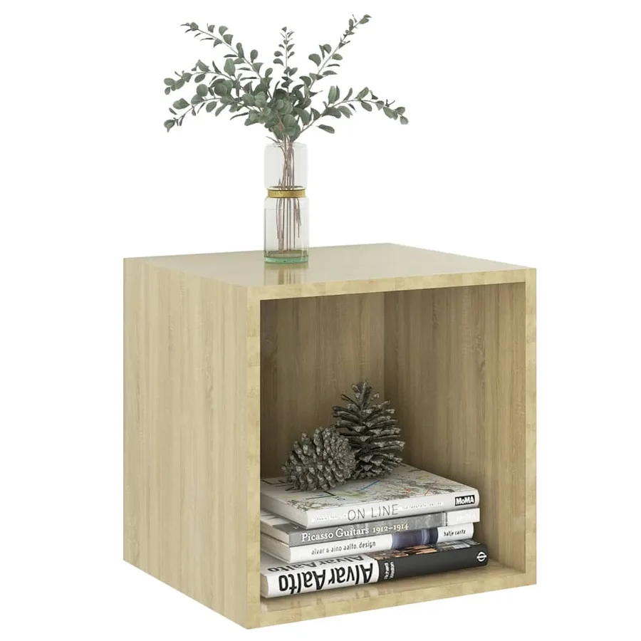 Armoires murales 2 pcs Chêne Sonoma 37x37x37 cm Bois ingénierie - 3