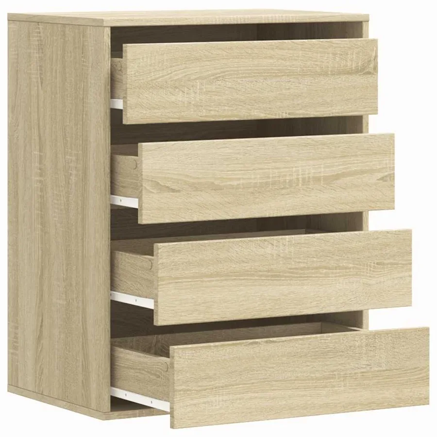 Commode d'angle chêne sonoma 60x41x76 cm bois d'ingénierie - 5
