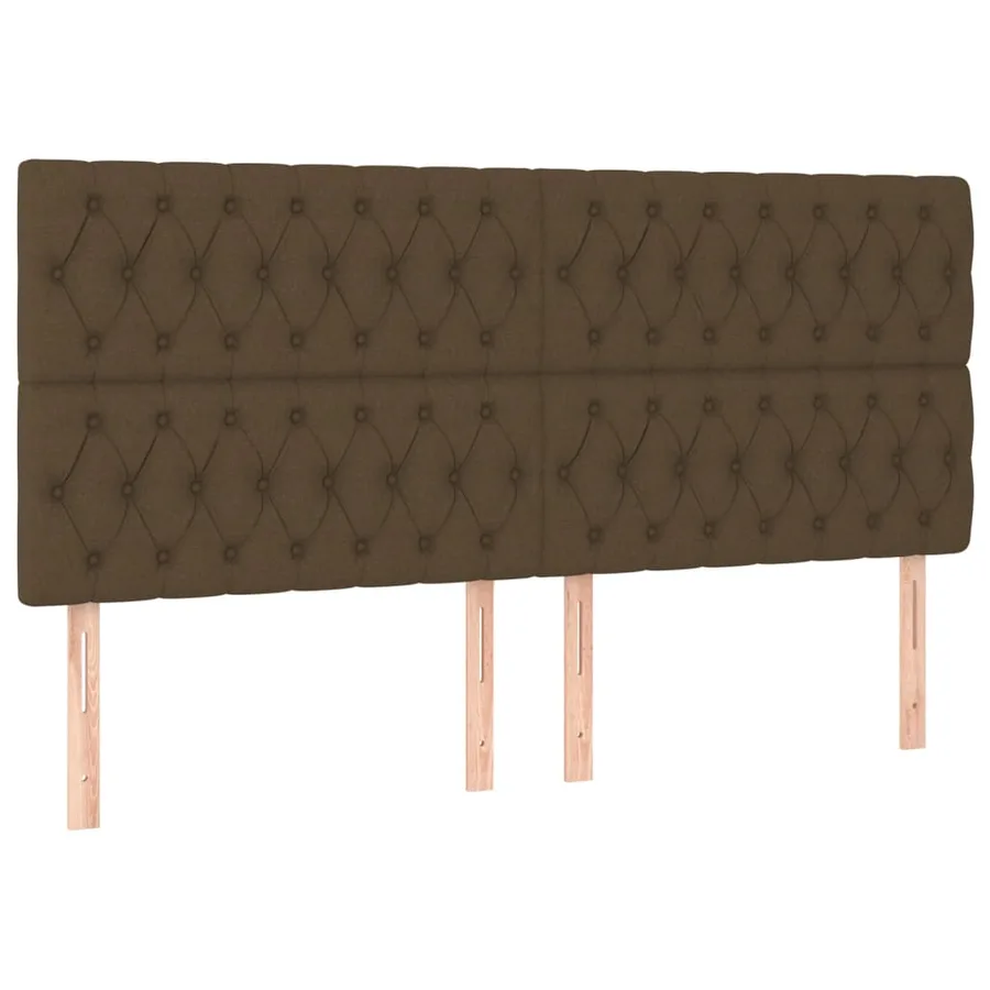 Sommier à lattes de lit avec matelas Marron foncé 180x200 cm - 5