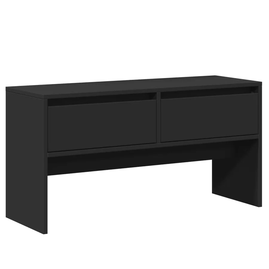 Ensemble de meubles de couloir 4 pcs noir bois d'ingénierie - 6