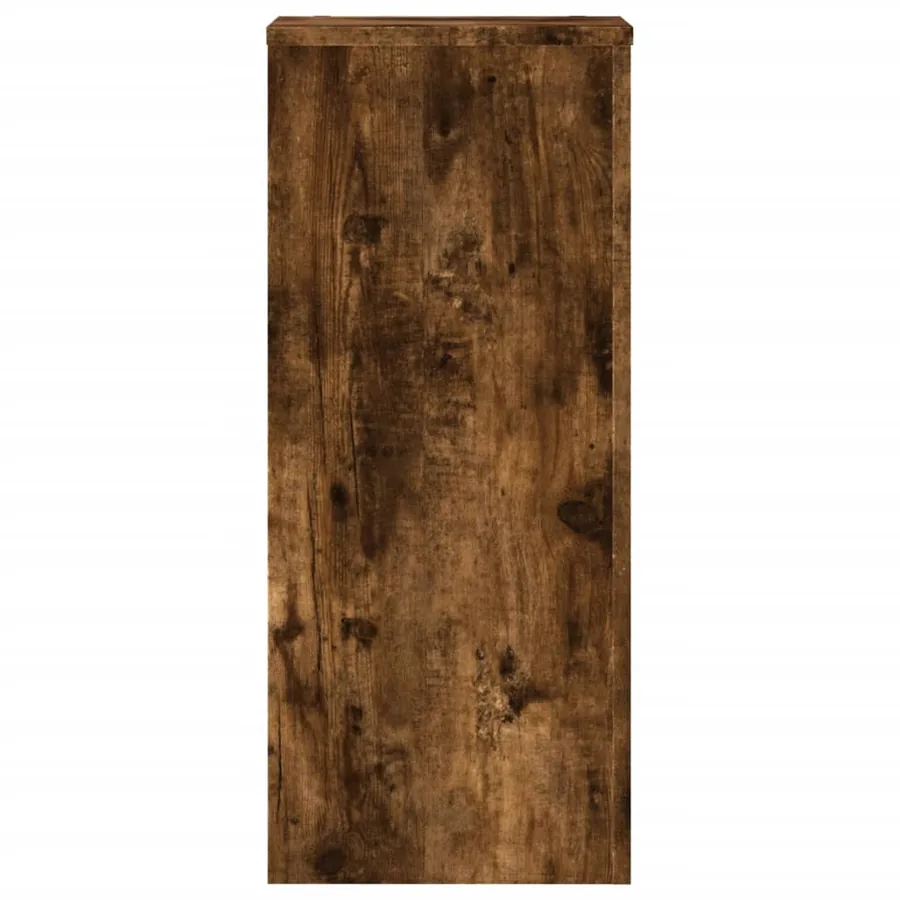 Supports pour plantes 2 pcs chêne fumé bois d'ingénierie - 6