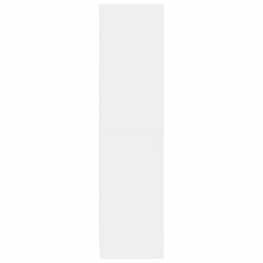 Garde-robe Blanc 100x50x200 cm Bois d'ingénierie - 5
