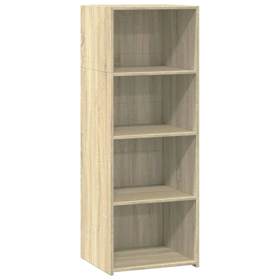 Buffet haut chêne sonoma 45x41x124 cm bois d'ingénierie - 2