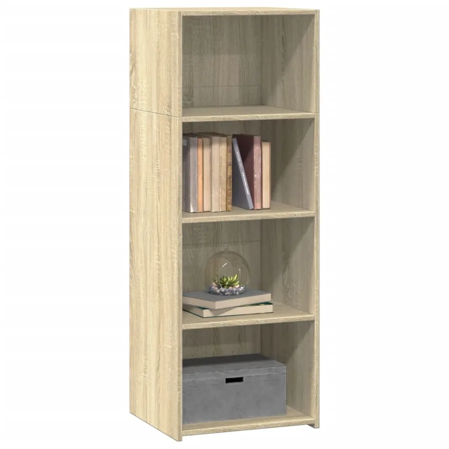 Buffet haut chêne sonoma 45x41x124 cm bois d'ingénierie - 3