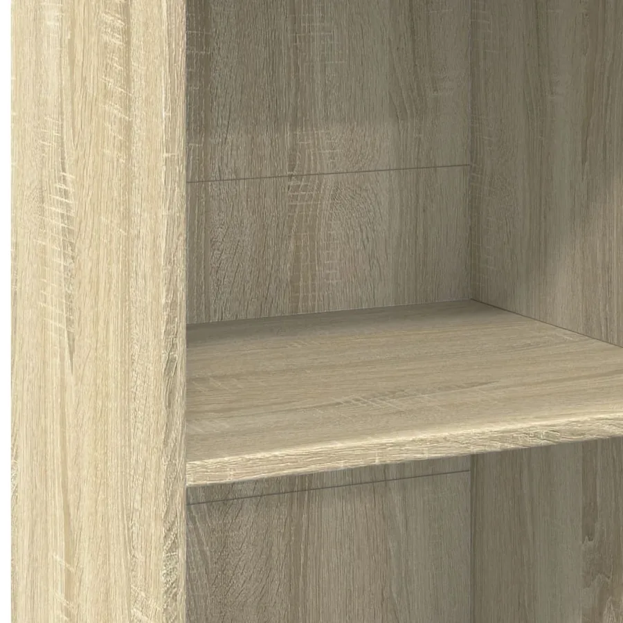 Buffet haut chêne sonoma 45x41x124 cm bois d'ingénierie - 7