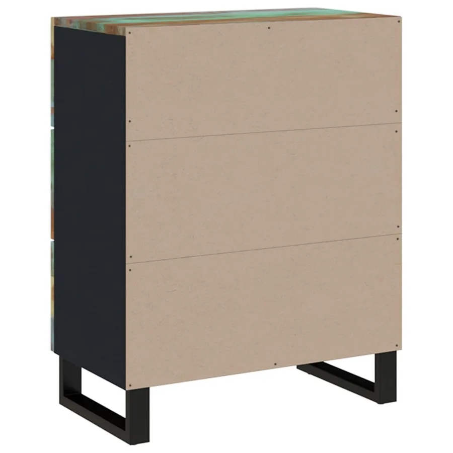 Buffets 2 pcs 60x33x75 cm Bois massif de récupération - 8