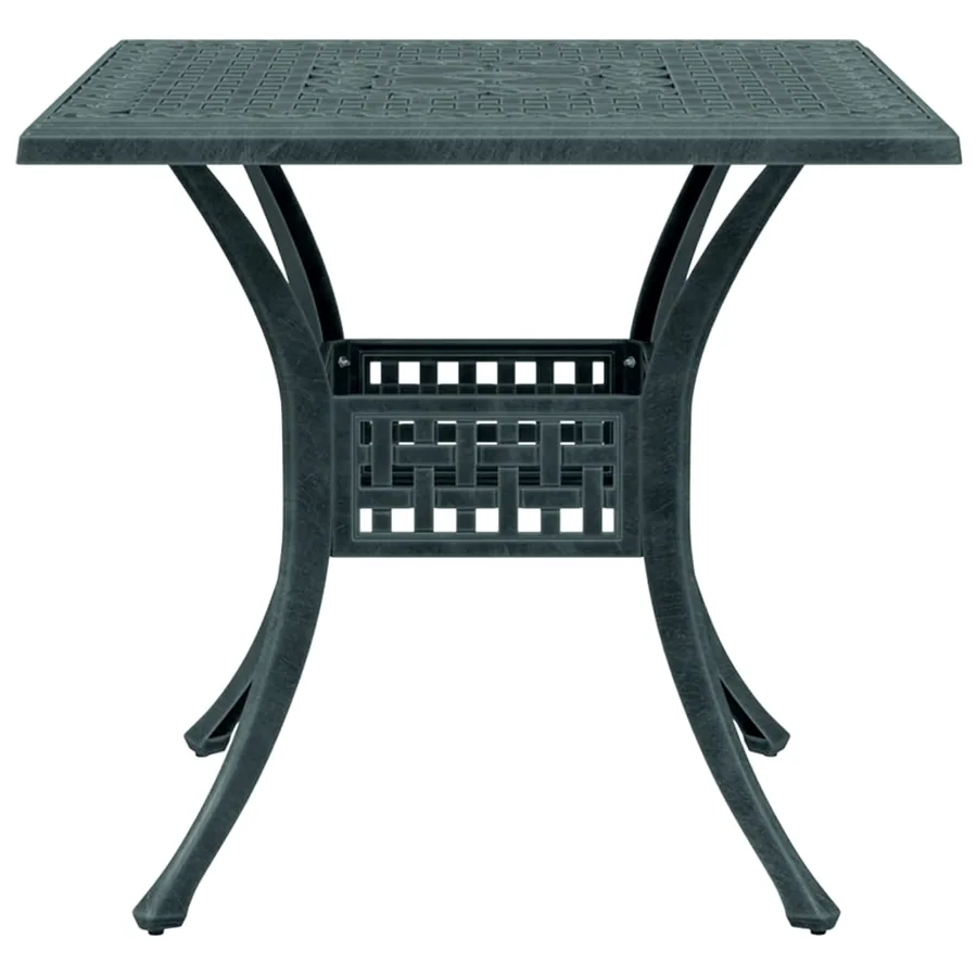 Ensemble à manger de jardin 5 pcs vert aluminium coulé - 4