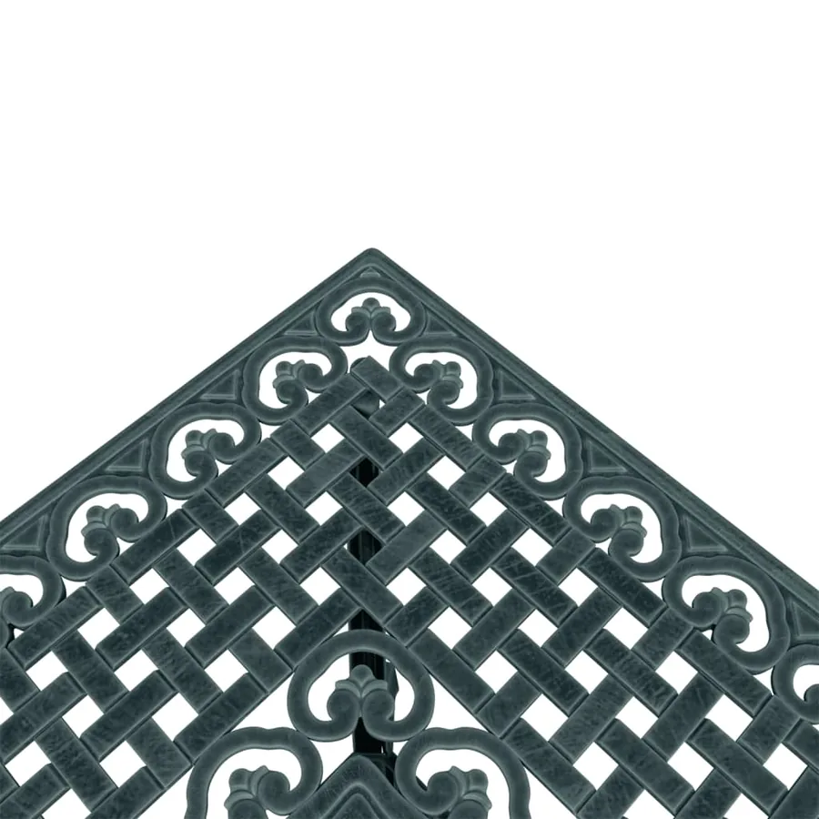 Ensemble à manger de jardin 5 pcs vert aluminium coulé - 6