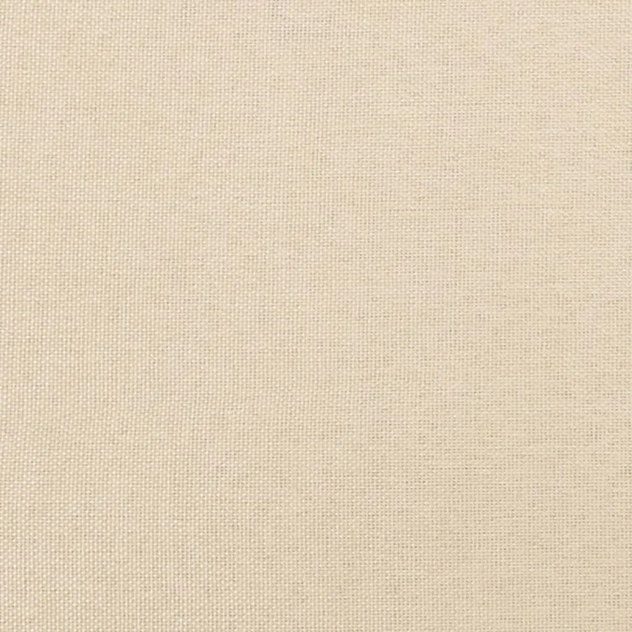 Cadre de lit sans matelas crème 120x190 cm tissu - 10