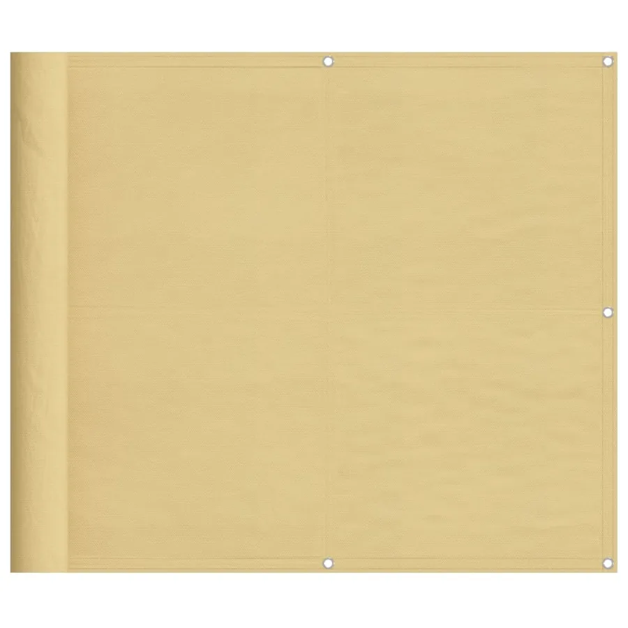 Écran de balcon sable 90x800 cm 100% polyester oxford - 2