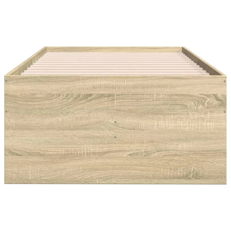 Lit de jour avec tiroirs sans matelas chêne sonoma 75x190 cm - 5