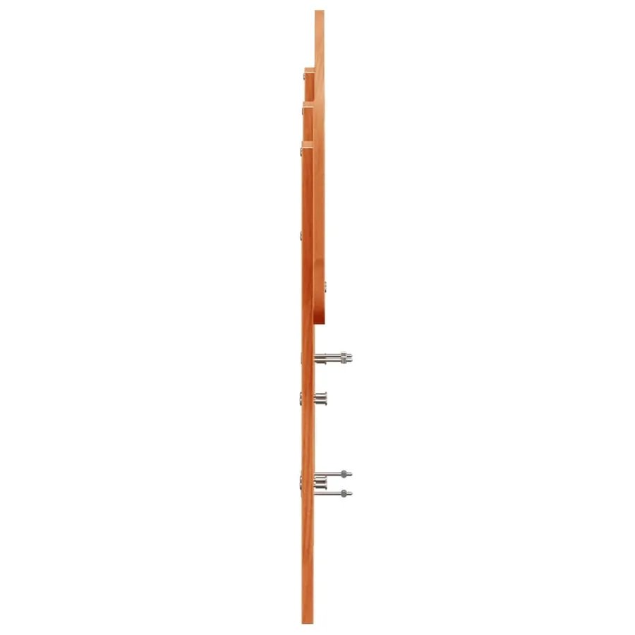 Tête de lit cire marron 120 cm bois massif de pin - 5