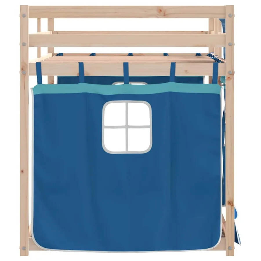 Lit superposé sans matelas 90x200 cm bois de pin massif - 6