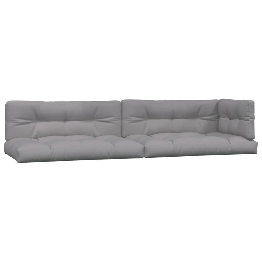 Salon palette de jardin avec coussins 4pcs bois d'acacia massif - 6