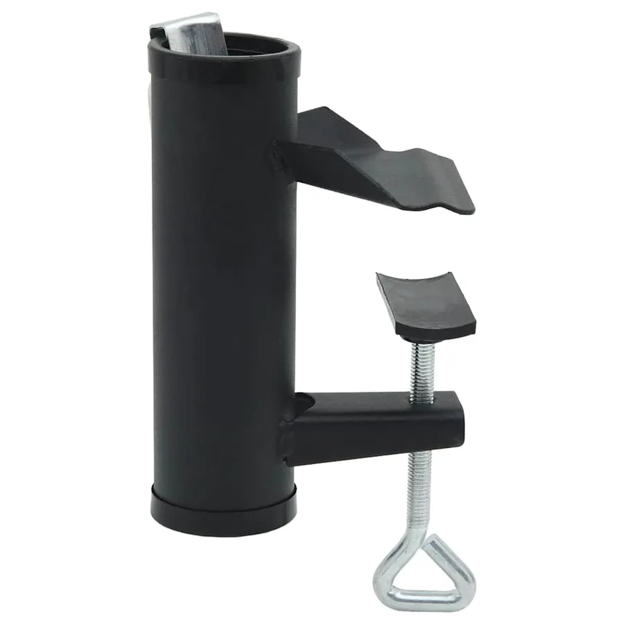 Pinces à parasol pour balcon 2 pcs 25-38 mm acier - 4
