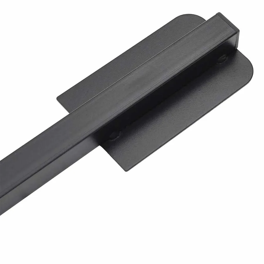 Base de parasol pliable pour mât Ø38/48 mm noir brillant acier - 5