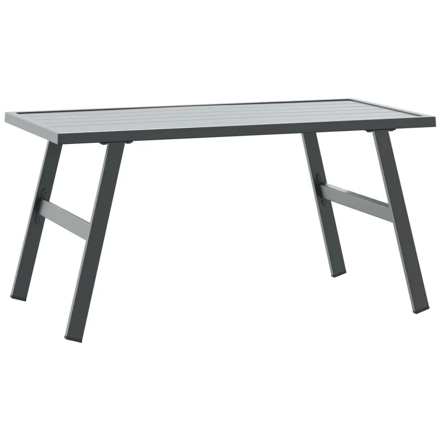 Ensemble de bancs de jardin avec coussins 9 pcs noir - 5