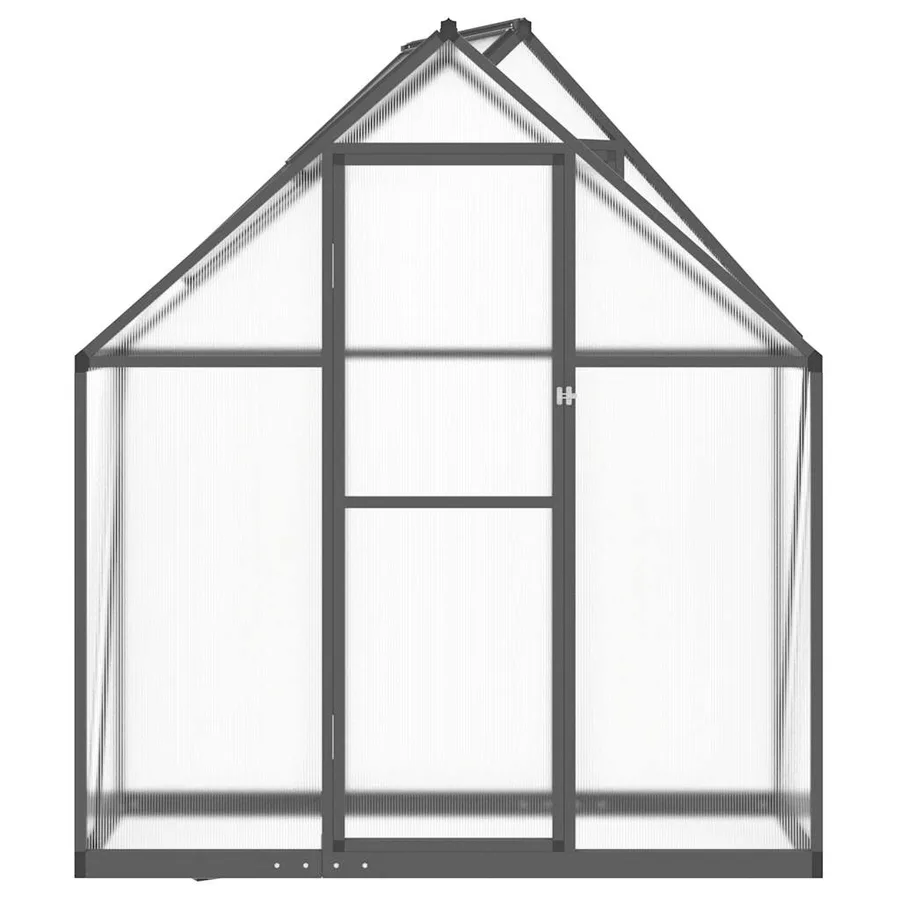 Serre avec cadre de base anthracite 169x58x195 cm aluminium - 3