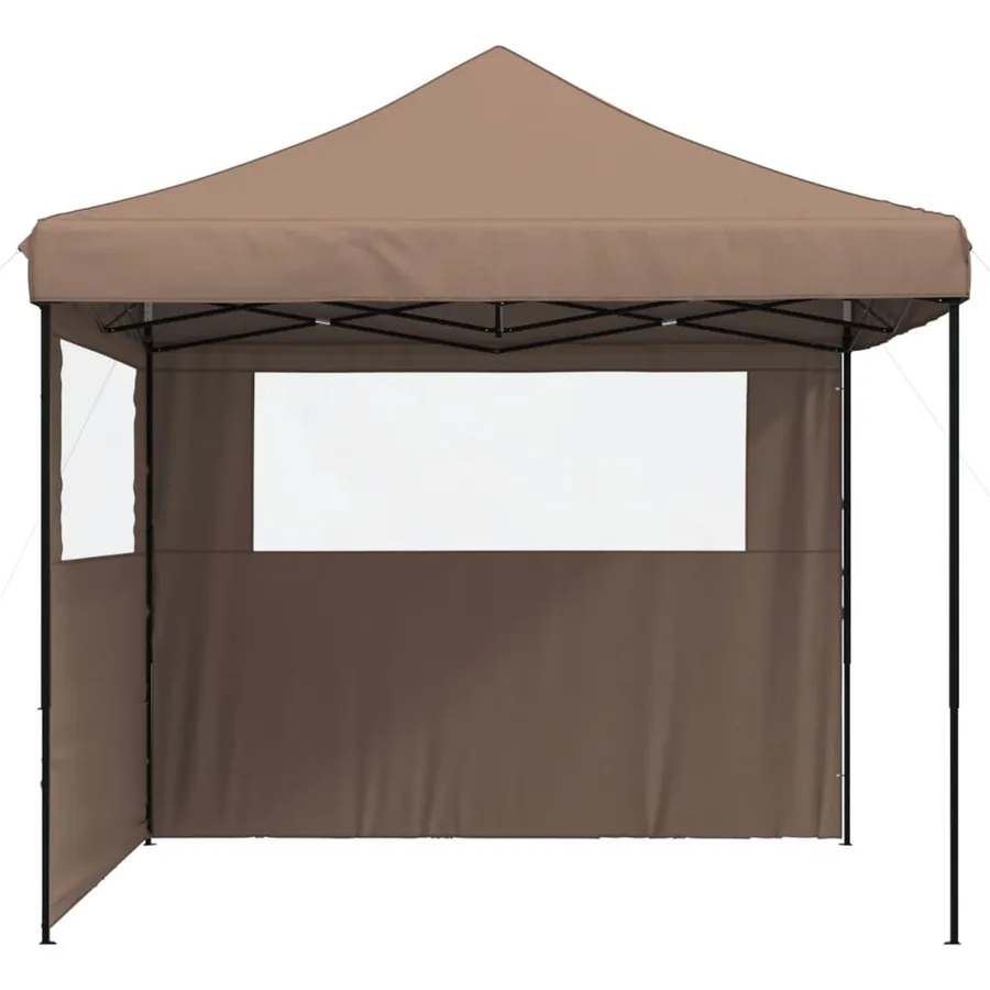 Tente de réception pliable escamotable avec 2 parois latérales - 4