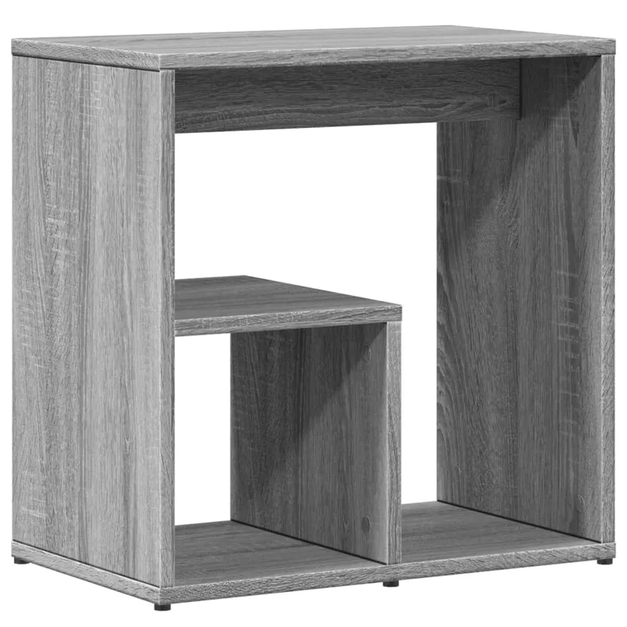 Tables d'appoint 2 pcs sonoma gris 50x30x50cm bois d'ingénierie - 5