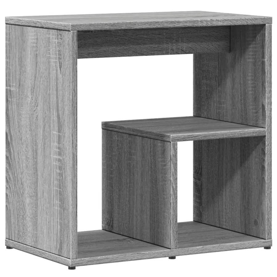 Tables d'appoint 2 pcs sonoma gris 50x30x50cm bois d'ingénierie - 8