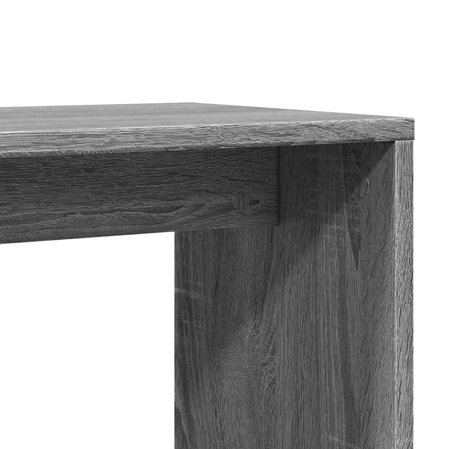 Tables d'appoint 2 pcs sonoma gris 50x30x50cm bois d'ingénierie - 9