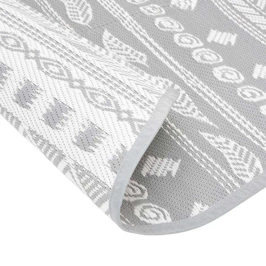 Tapis d'extérieur ARAKIL gris Ø120 cm PP - 5