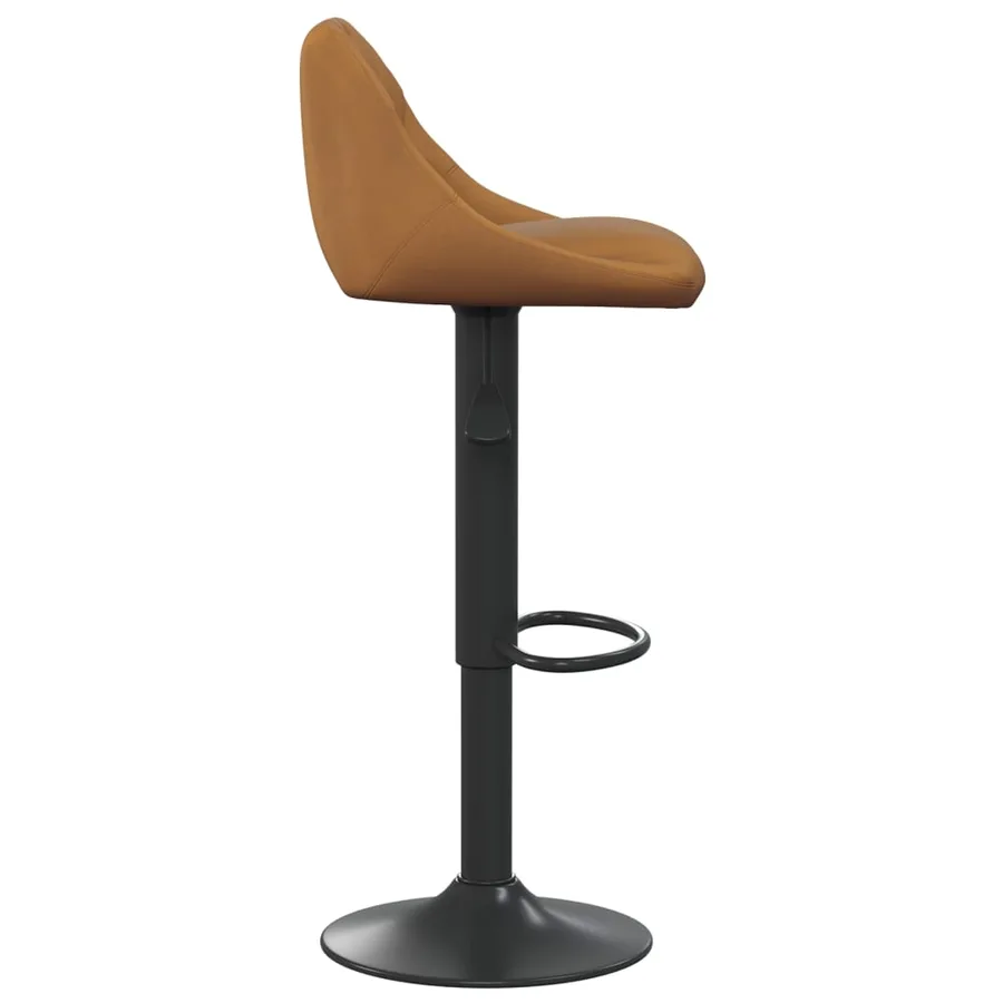 Tabouret de bar Marron Velours - 4
