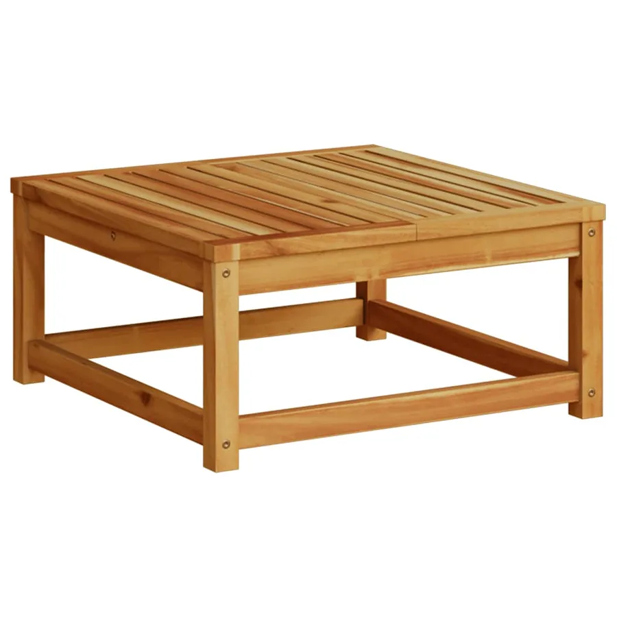 Table de jardin 63x63x30 cm bois d'acacia solide - 2